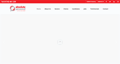 Desktop Screenshot of absolutepersonnel.co.uk